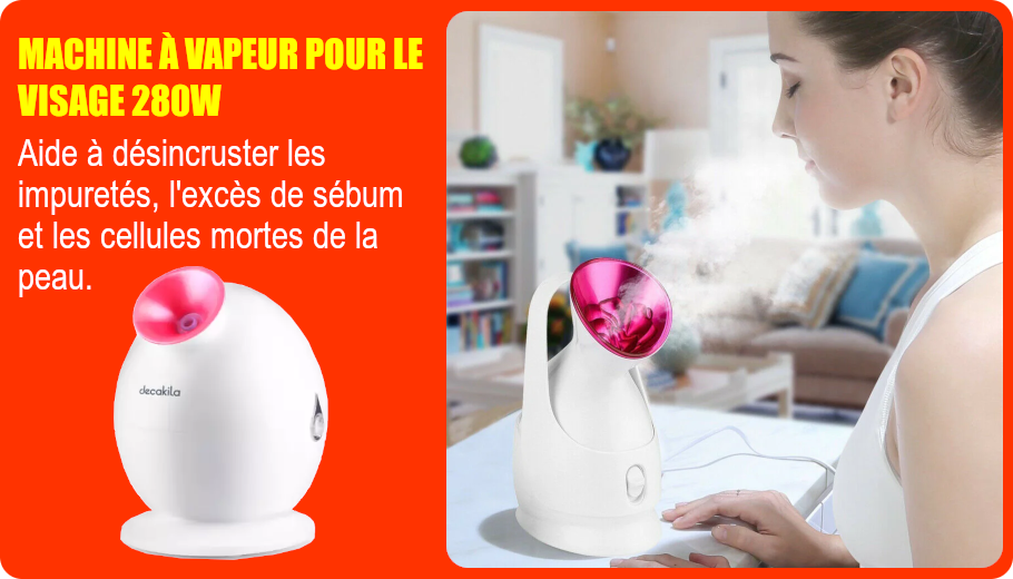 Machine à vapeur pour le visage 280W